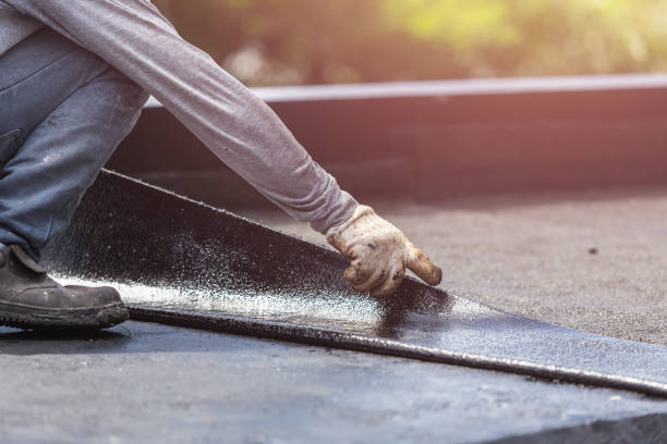 Professional Waterproofing technician working in Linden, MI